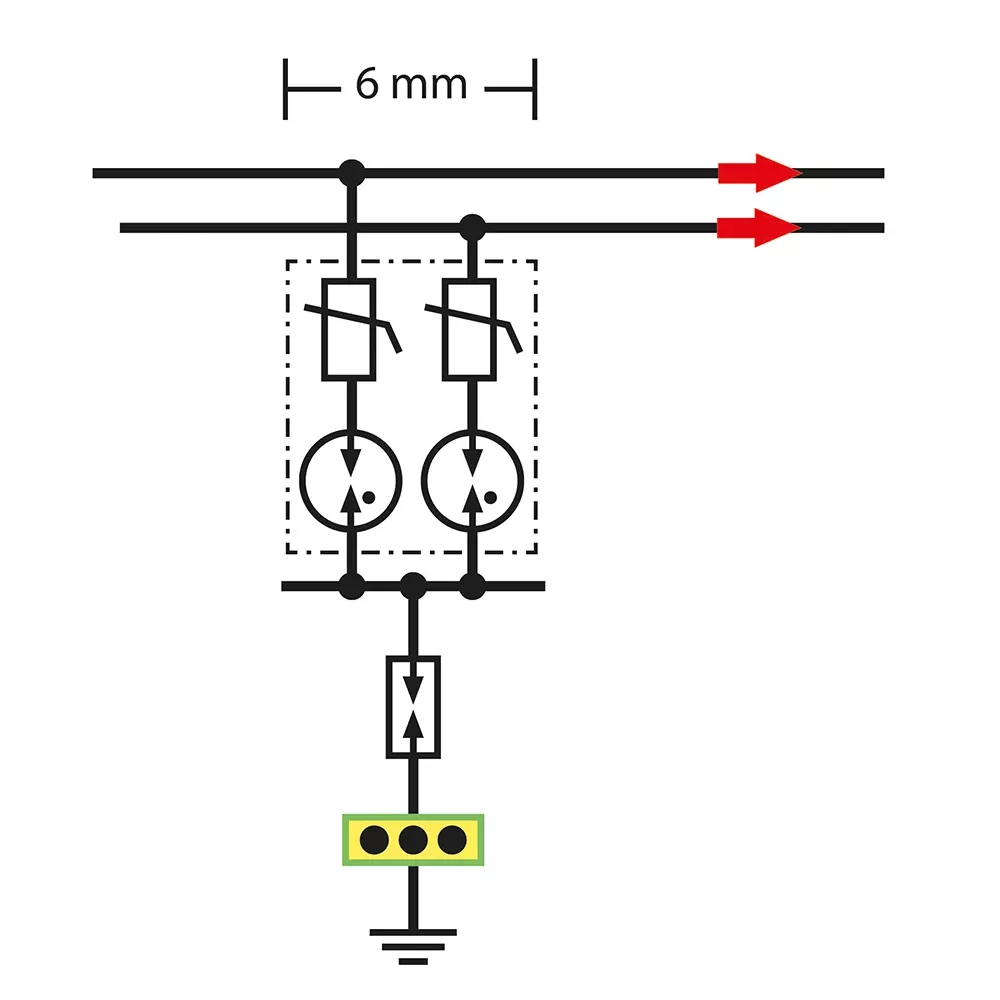 Wiring diagram BLITZDUCTORconnect by DEHN